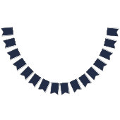 Navy Blue Wimpelkette (Alle)
