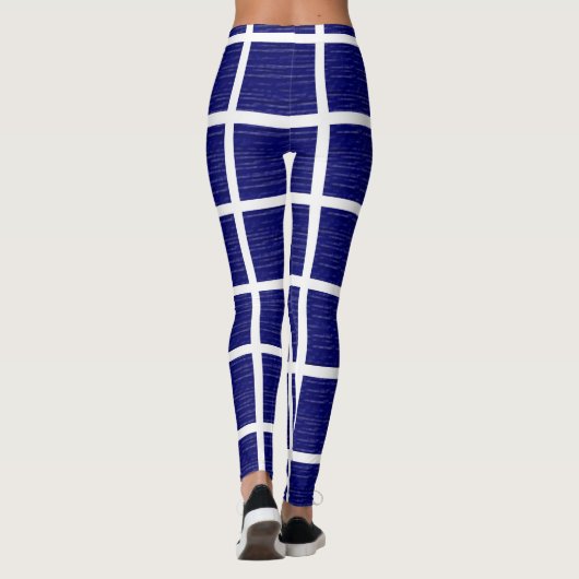 Navy Blue Windows Leggings (Rückseite)