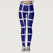 Navy Blue Windows Leggings (Vorderseite)