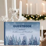 Navy Blue Winter Wonderland Pine Christmas<br><div class="desc">Wenn Sie ein Hochzeitsthema suchen, das die bezaubernde Schönheit des Winters einfängt, dann ist ein blaues Winterwunderland Kiefernwald Weihnachtszeitgestaltung die perfekte Wahl für Sie. Dieses Design verbindet Elemente der rustikalen Winterwunderlandhochzeit mit der Hochzeit des Pinienwaldes und macht sie zu einem festlichen und romantischen Fest der glücklichen Urlaubssaison. Das Thema der...</div>