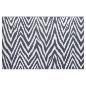 Navy Blue Zebra Print Large Scale Stoff (Yard (91,4 cm))