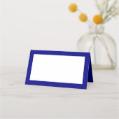 Navy Blue Zent Style Platzkarten (Vorderseite)