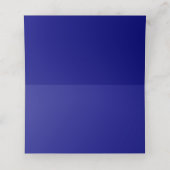 Navy Blue Zent Style Platzkarten (Innenseite Aufgefaltet)
