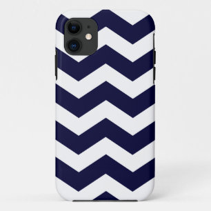Navy Blue Zickzack Pattern Fall Savvy iPhone 5 Fal Case-Mate iPhone Hülle