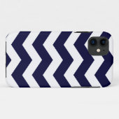 Navy Blue Zickzack Pattern Fall Savvy iPhone 5 Fal Case-Mate iPhone Hülle (Rückseite (Horizontal))