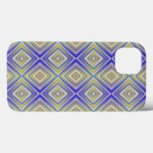 Navy Blues Alternative Diamond Pattern Case-Mate iPhone Hülle (Rückseite (Horizontal))