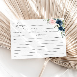 Navy Blume, rosa Blume, Brautparty Rezept