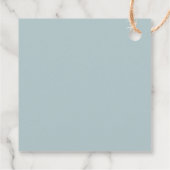 NAVY BLUSH BLUE FLORAL ALPHABETS NAME LETTER D GESCHENKANHÄNGER (Rückseite)