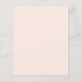 Navy & Blush Budget 21. Geburtstag Einladung (Rückseite)