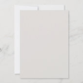 Navy Blush Geometric Monogram Modern Chic Wedding Einladung (Rückseite)