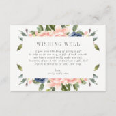 Navy Blush Gift Registry oder Wünschwell Card #NBC Begleitkarte (Vorderseite)