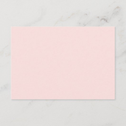 Navy Blush Gift Registry oder Wünschwell Card #NBC Begleitkarte (Rückseite)