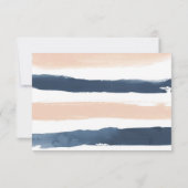 Navy Blush Gold Advice für Mama, um Karten zu werd (Rückseite)