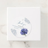 Navy Blütendusche Geschenkanhänger (Beispiel)