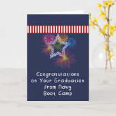 Navy Boot Camp Abschluss Card Karte (Gelbe Blume)