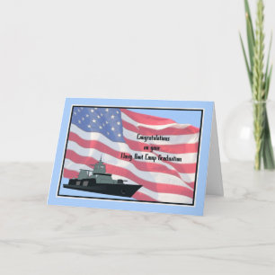 Navy Boot Camp Abschluss Card Karte