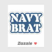 NAVY BRAT AUFKLEBER (Blatt)