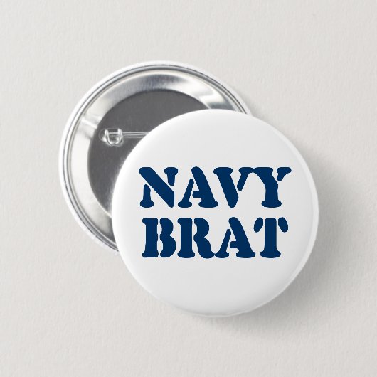 NAVY BRAT BUTTON (Vorne & Hinten)