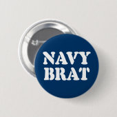 NAVY BRAT BUTTON (Vorne & Hinten)