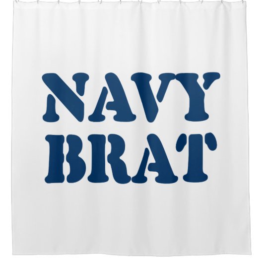 NAVY BRAT DUSCHVORHANG (Vorderseite)