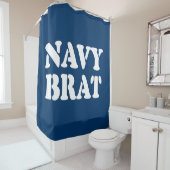 NAVY BRAT DUSCHVORHANG (Beispiel)