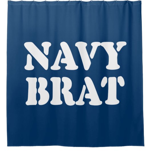 NAVY BRAT DUSCHVORHANG (Vorderseite)