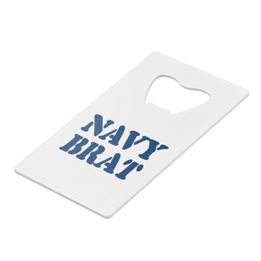 NAVY BRAT GELDBEUTEL FLASCHENÖFFNER (Rückseite Schrägansicht)