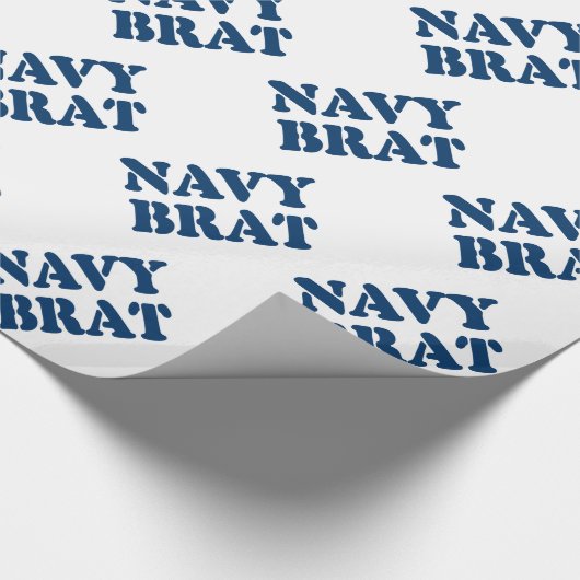 NAVY BRAT GESCHENKPAPIER (Ecke)