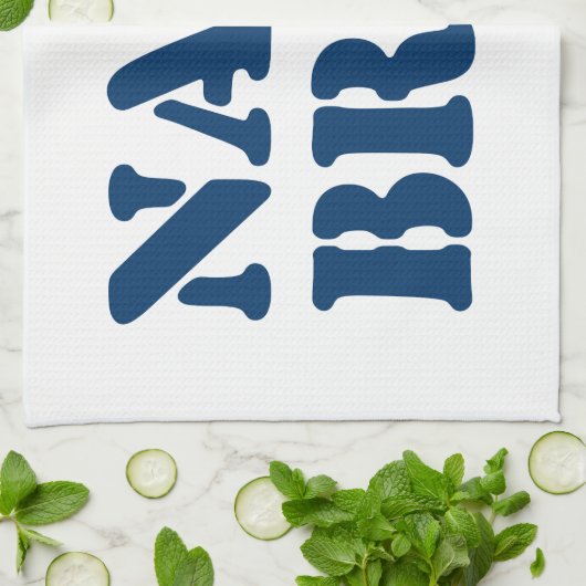 NAVY BRAT GESCHIRRTUCH (Gefaltet)