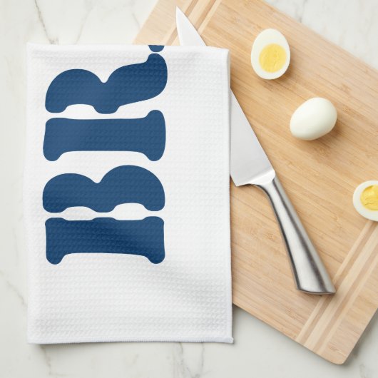 NAVY BRAT GESCHIRRTUCH (Viertel Falte)