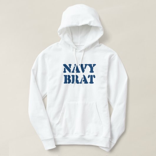 NAVY BRAT HOODIE (Design vorne)