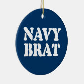 NAVY BRAT KERAMIK ORNAMENT (Rechts)