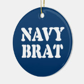 NAVY BRAT KERAMIK ORNAMENT (Links)