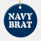 NAVY BRAT KERAMIK ORNAMENT (Hinten)