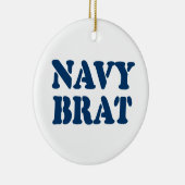 NAVY BRAT KERAMIK ORNAMENT (Rechts)