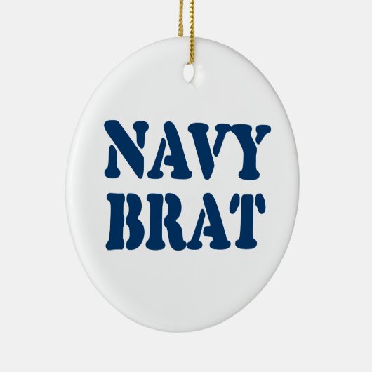 NAVY BRAT KERAMIK ORNAMENT (Rechts)