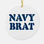 NAVY BRAT KERAMIK ORNAMENT (Vorne)