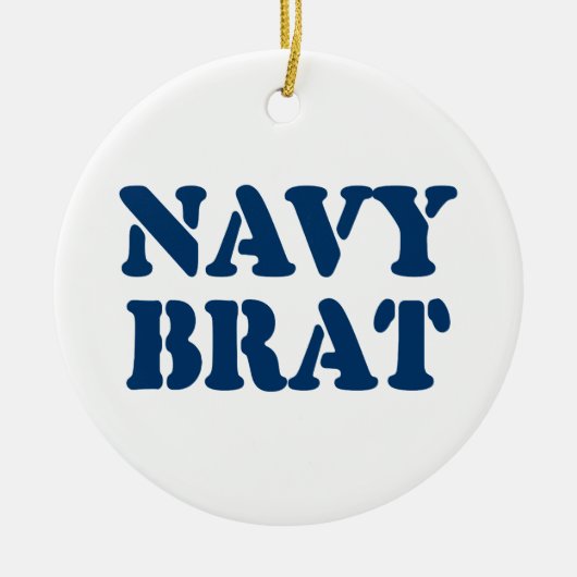 NAVY BRAT KERAMIK ORNAMENT (Vorne)