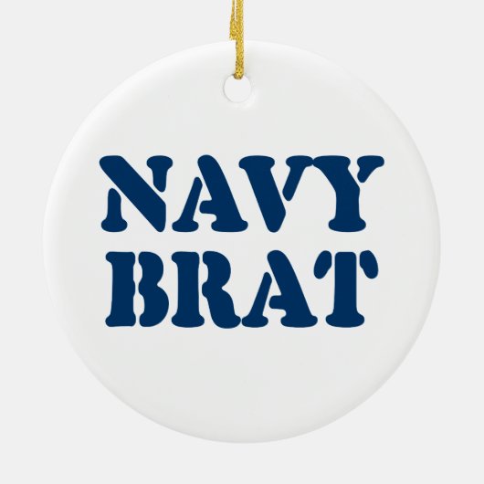 NAVY BRAT KERAMIK ORNAMENT (Hinten)