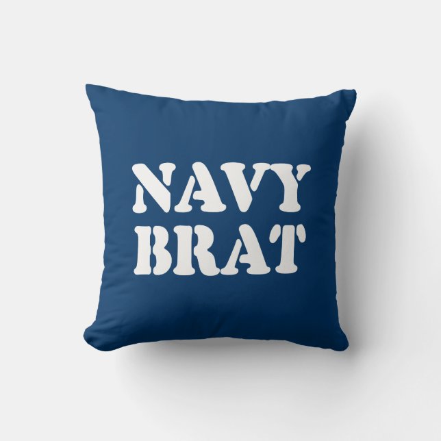NAVY BRAT KISSEN (Vorderseite)