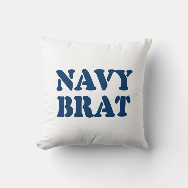 NAVY BRAT KISSEN (Vorderseite)