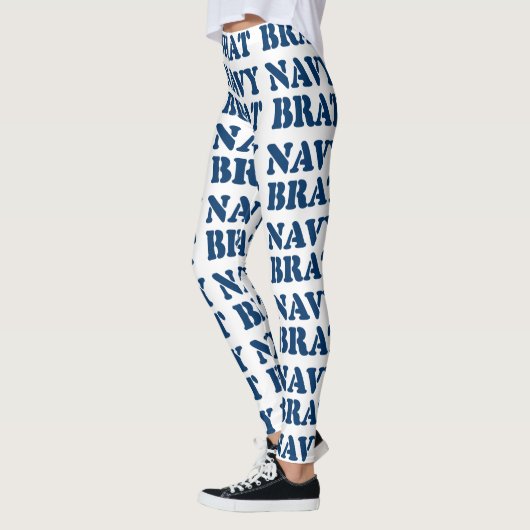 NAVY BRAT LEGGINGS (Links)