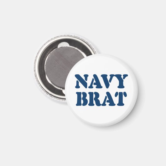 NAVY BRAT MAGNET (Vorderseite/Rückseite)
