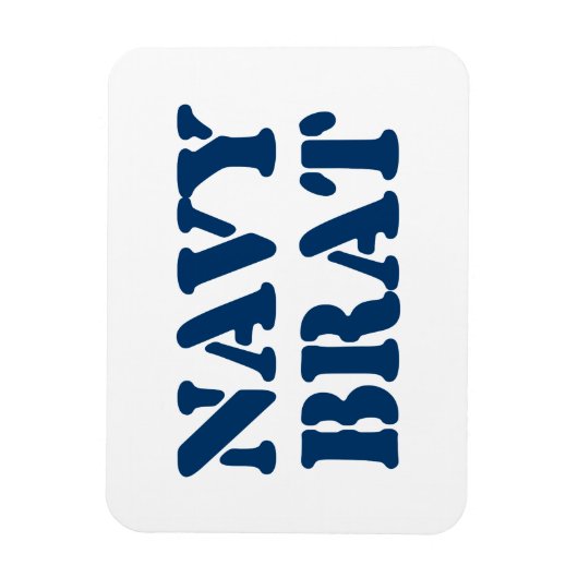 NAVY BRAT MAGNET (Vertikal)