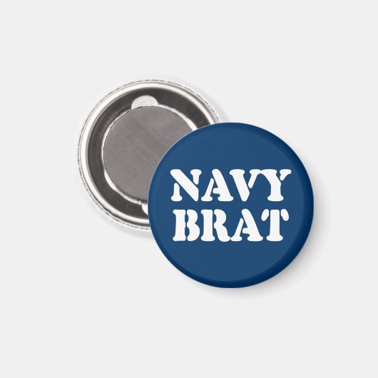 NAVY BRAT MAGNET (Vorderseite/Rückseite)
