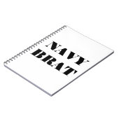 Navy Brat Notizblock (Linke Seite)