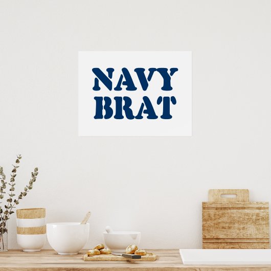 NAVY BRAT POSTER (Küche)