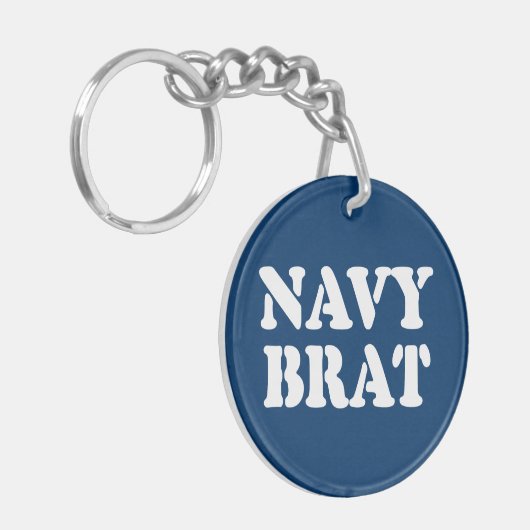NAVY BRAT SCHLÜSSELANHÄNGER (Vorderseite links)