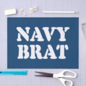 NAVY BRAT SEIDENPAPIER (Handwerk)
