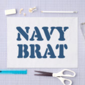NAVY BRAT SEIDENPAPIER (Handwerk)